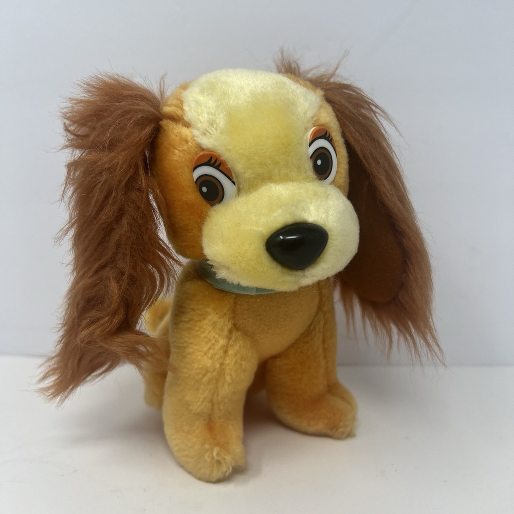 Disney Lady Plush 7 Inch Tan Brown Classic Stuffed Animal Toy